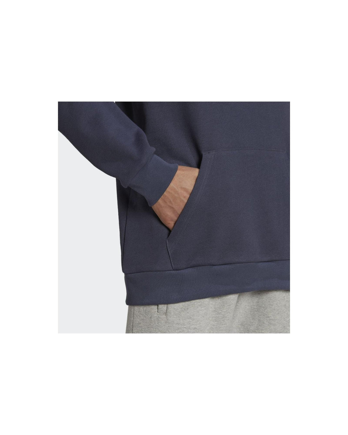 Super Heavyweight Cotton French Terry Hoodie with Adjustable Drawcord and Front Pocket - M