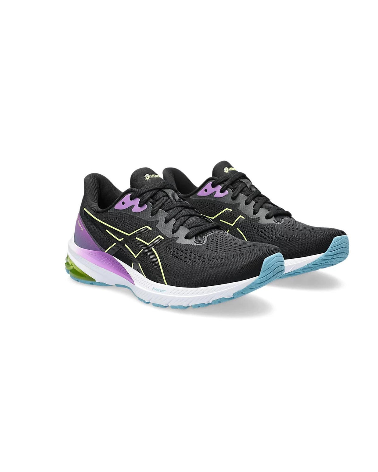 ASICS Women's Black Running Shoes with Lightweight Cushioning and Enhanced Support - Size 7 US