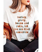 Thanksgiving Vibes Graphic Tee - L