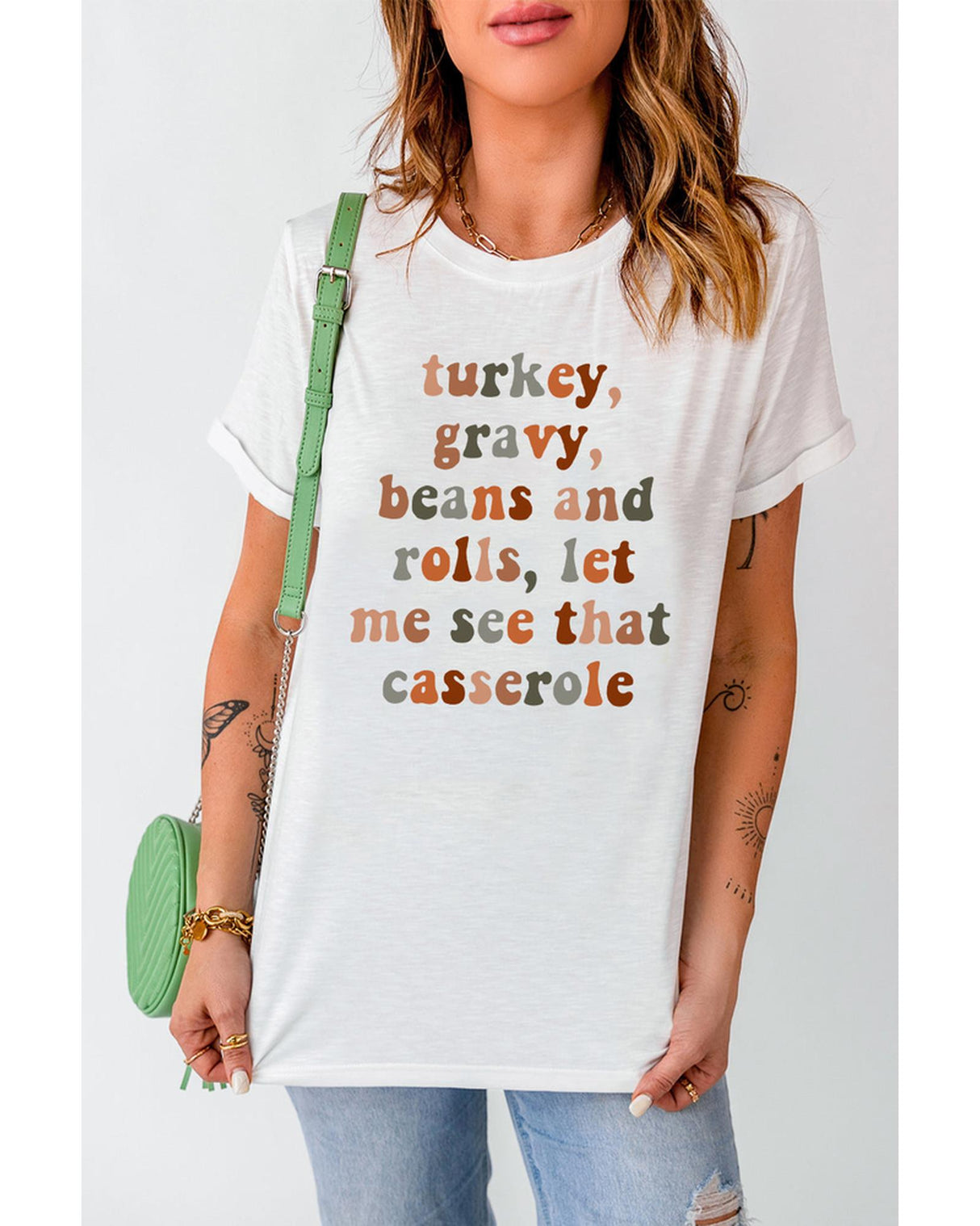 Thanksgiving Vibes Graphic Tee - L