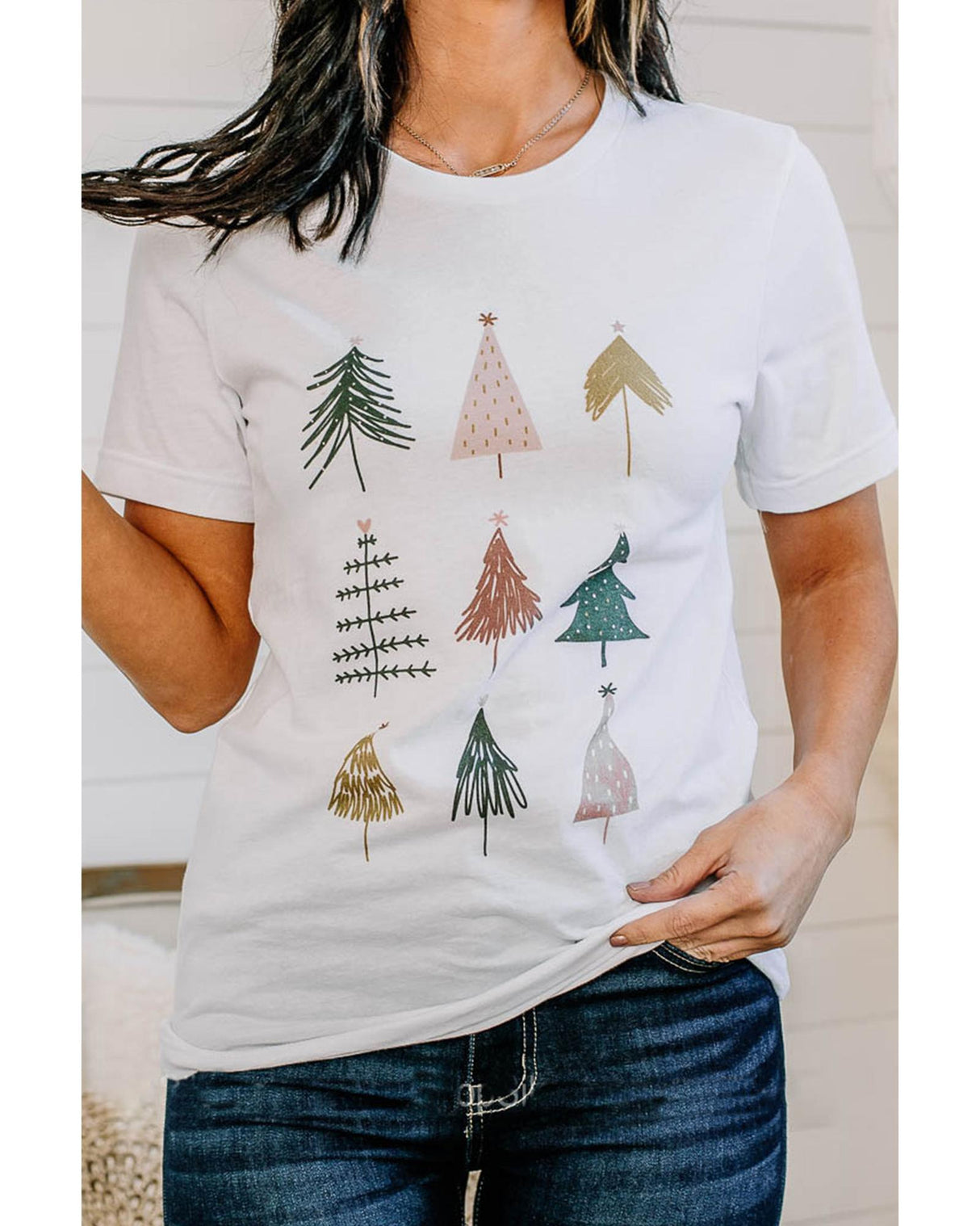 Azura Exchange Holiday Spirit Christmas Tree Tee - XL