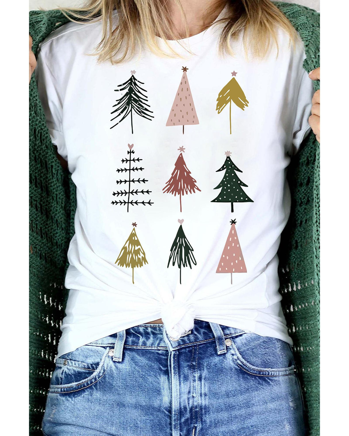 Azura Exchange Holiday Spirit Christmas Tree Tee - XL