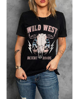 Azura Exchange Desert Roads Bull Skull Graphic T-Shirt - Extra Large