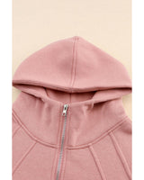 Azura Exchange Quarter Zip Hoodie with Kangaroo Pocket - Size S