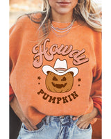 Azura Exchange Spooky Pumpkin Graphic Sweatshirt for Women - L