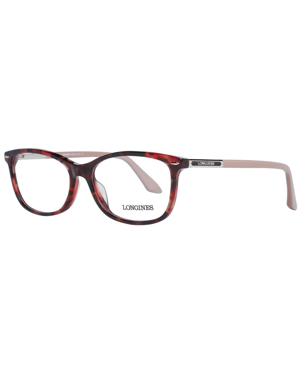 Longines Women's Square Red Optical Glasses - One Size