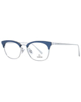 Omega Women's Square Blue Optical Frames - One Size