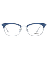 Omega Women's Square Blue Optical Frames - One Size