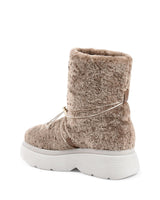 Faux Shearling Short Platform Boot - 41 EU