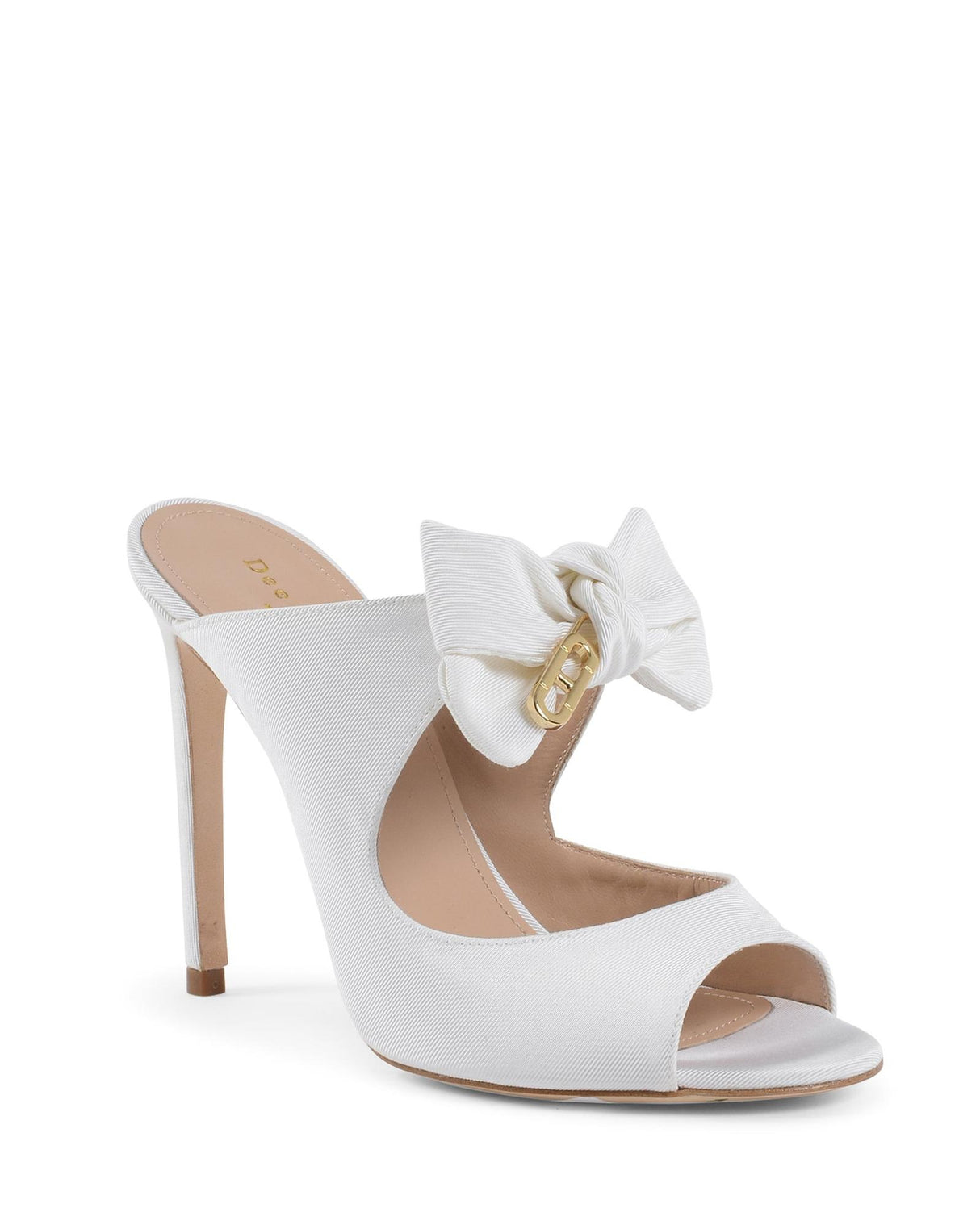 High Heel Mule with Bow Detail - 38 EU