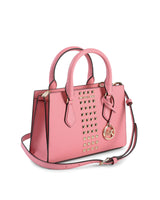 Tea Rose PVC & Polyester Women's Crossbody Bag - Compact Size