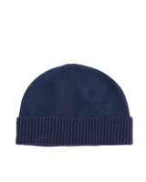 Edinburgh Crown Women’s Classic Cashmere Beanie in Blue - One Size