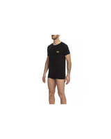 Cavalli Class Men's Classic Black Cotton Crew Neck T-Shirt - Size S