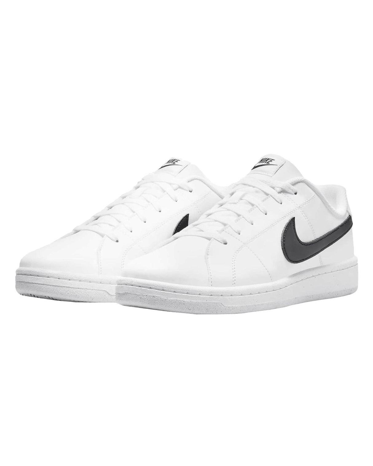 Nike Next Nature White Black Casual Sneakers with Herringbone Traction Sole - Size 13 US