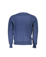 North Sails Men's Recycled Fiber Blue Crew Neck Sweater - 2XL