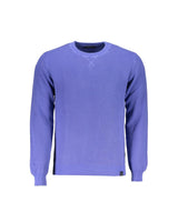 Men's Classic Blue Cotton Sweater - Size M