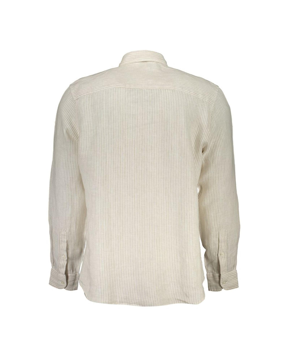 Men's Classic Fit Beige Linen Shirt by North Sails - Size L