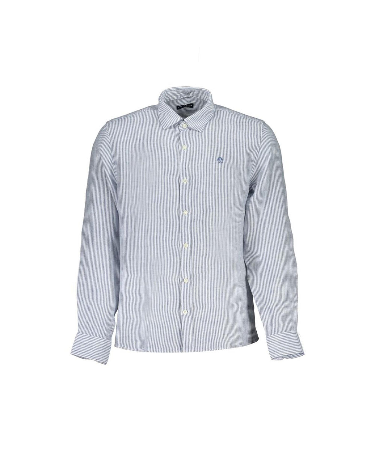 Men's Lightweight Blue Linen Shirt by North Sails - Size S