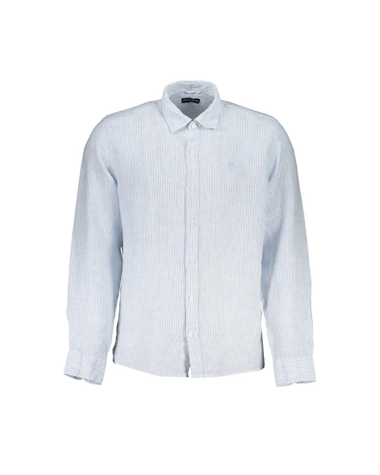 Men's Lightweight Linen Shirt in Light Blue - Size M