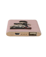 Dolce & Gabbana Designer Pink & Gold Power Bank Charger for Women