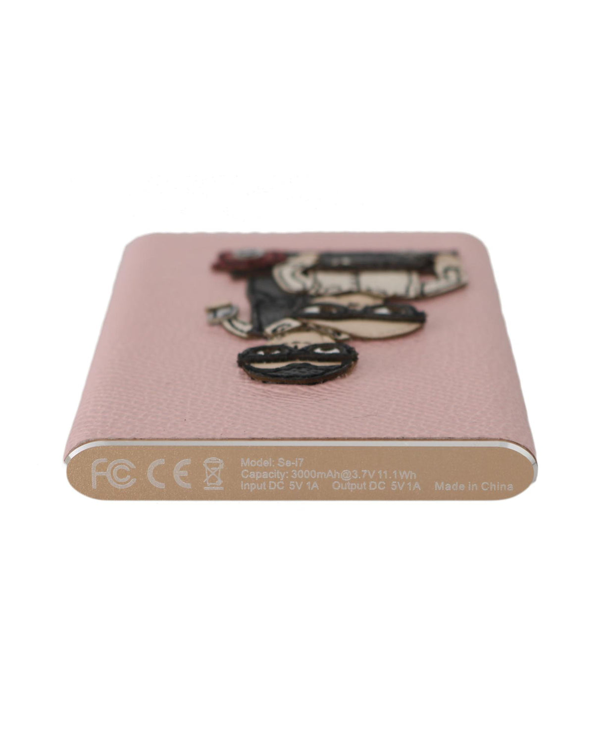 Dolce & Gabbana Designer Pink & Gold Power Bank Charger for Women