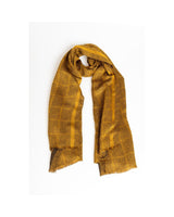 Trussardi Men's Stylish Yellow Viscose Scarf - One Size