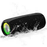 Royqueen 30W Waterproof Bluetooth Speaker with Deep Bass, True Wireless Stereo, and Built-in Mic for Indoor and Outdoor Use