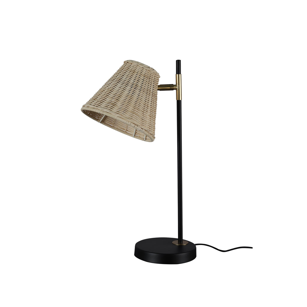 Rattan Elegance Table Lamp