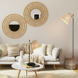 Rattan Elegance Table Lamp