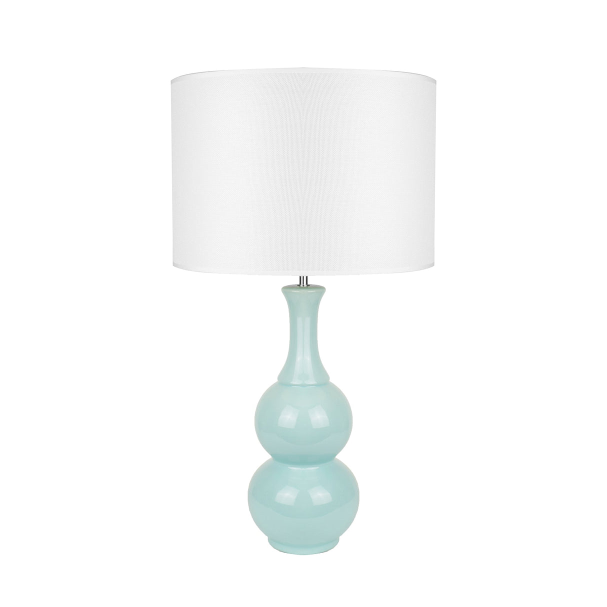 Pattery Barn Green Ceramic Table Lamp