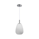 Briella Elegant Frosted Glass Pendant Light