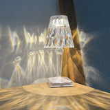 Acrylic Elegance Touch-Controlled Table Lamp