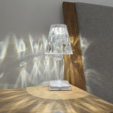 Acrylic Elegance Touch-Controlled Table Lamp