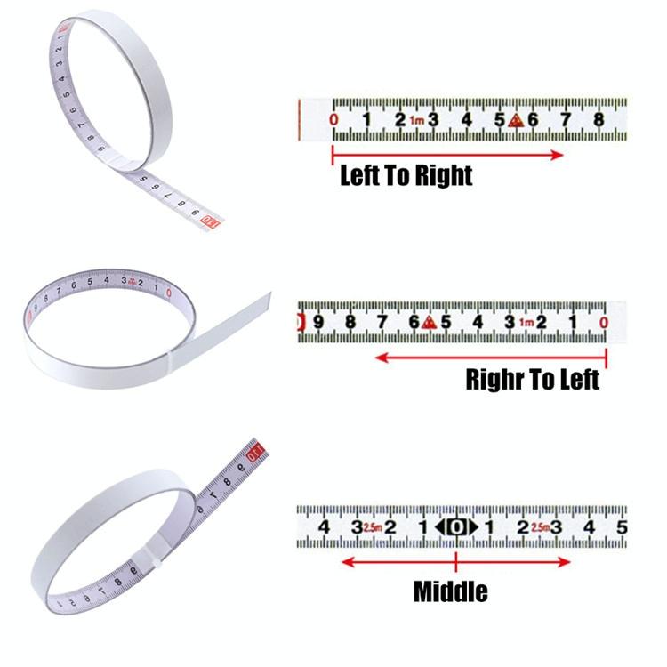 Self-Adhesive Steel Ruler With 5M Tape Measure