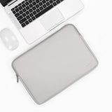 11 / 12 Inch Grey Pu Leather Laptop Bag