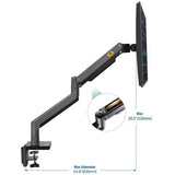 Adjustable Aluminum Monitor Holder - Rotatable 22-40 Inches