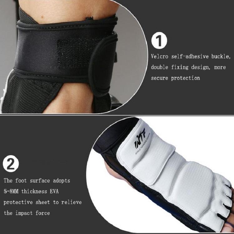 Half-Toe Foot Guard For Taekwondo And Boxing - Size 30-33