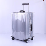 Waterproof Transparent Pvc Trolley Suitcase Cover - 22 Inch Rimless