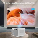 Android 11 Projector With Wifi Bluetooth And Hd Resolution For Home Cinema - 45-Degree Angle