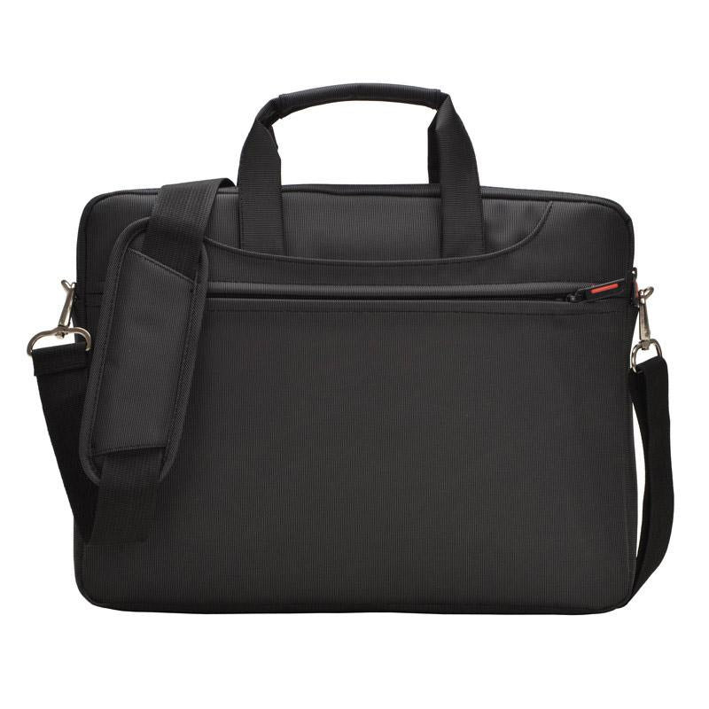 Waterproof Nylon Laptop Bag - 15.6 Inch One Shoulder Portable - Black