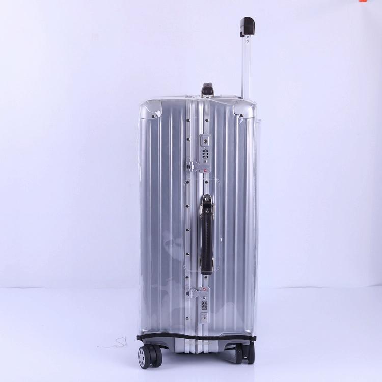 Waterproof Pvc Trolley Suitcase Cover - 26 Inch Rimless Transparent Dustproof