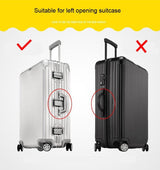 Waterproof Pvc Trolley Suitcase Cover - 28 Inch Rimless Transparent Dustproof