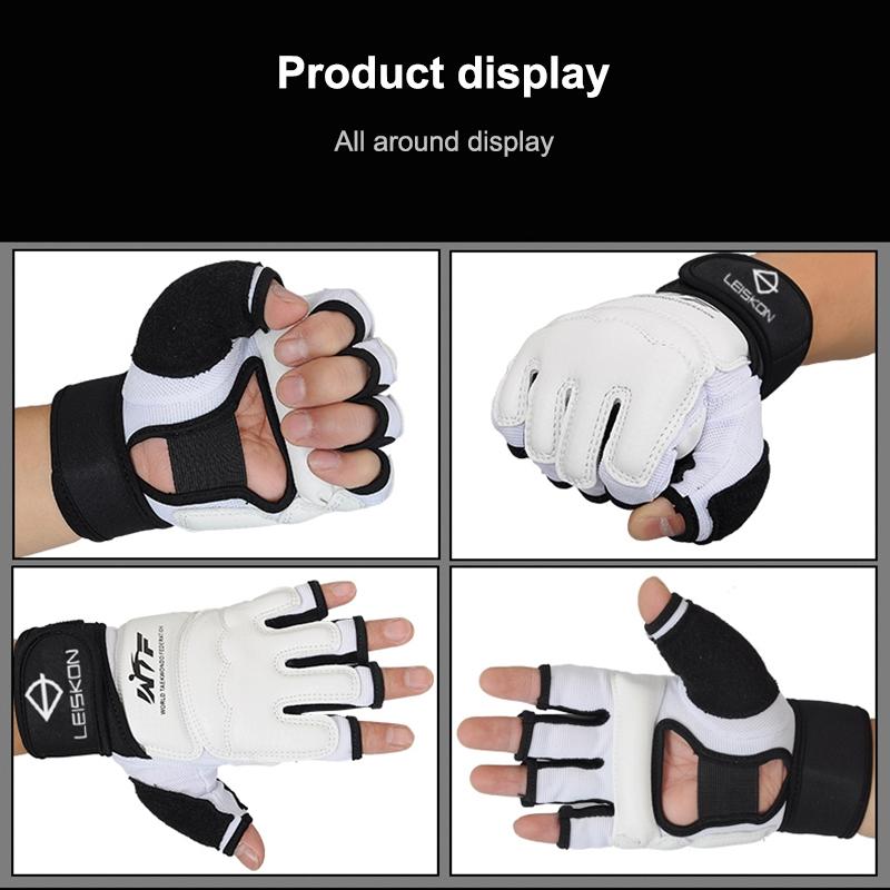 Adults Half Finger Sandbag Training Boxing Gloves - Xl