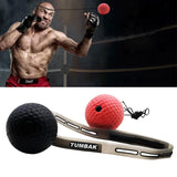 Adults' Fight Club Training Head-Mounted Elastic Boxing Ball In Pu Leather