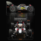 Black Electric 4Wd Alloy Off-Road Rc Car