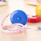 4-Pack Mini Retractable Tape Measure - 1.5M Plastic Cute Automatic