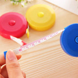 4-Pack Mini Retractable Tape Measure - 1.5M Plastic Cute Automatic