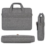 13-13.3 Inch Multifunctional Laptop Bag - Durable Shoulder & Handheld Design - Black