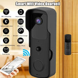 Wireless Smart Doorbell With Two-Way Intercom & Night Vision - Battery Powered