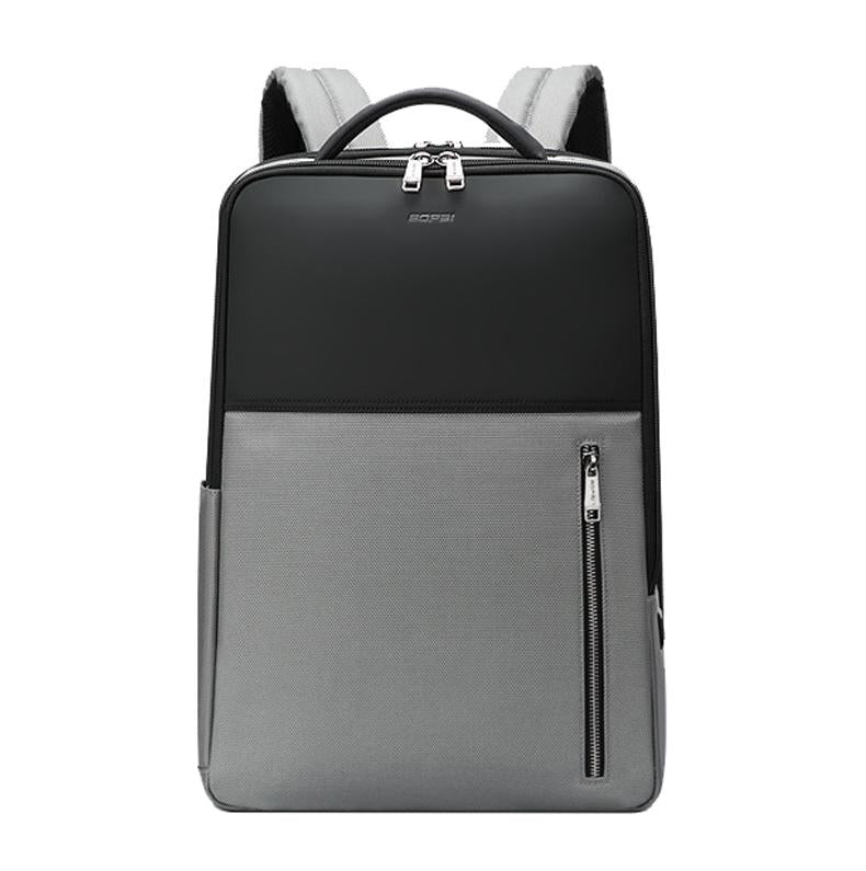 Silver Gray Multifunctional Anti-Theft Laptop Backpack With Usb Charging Hole